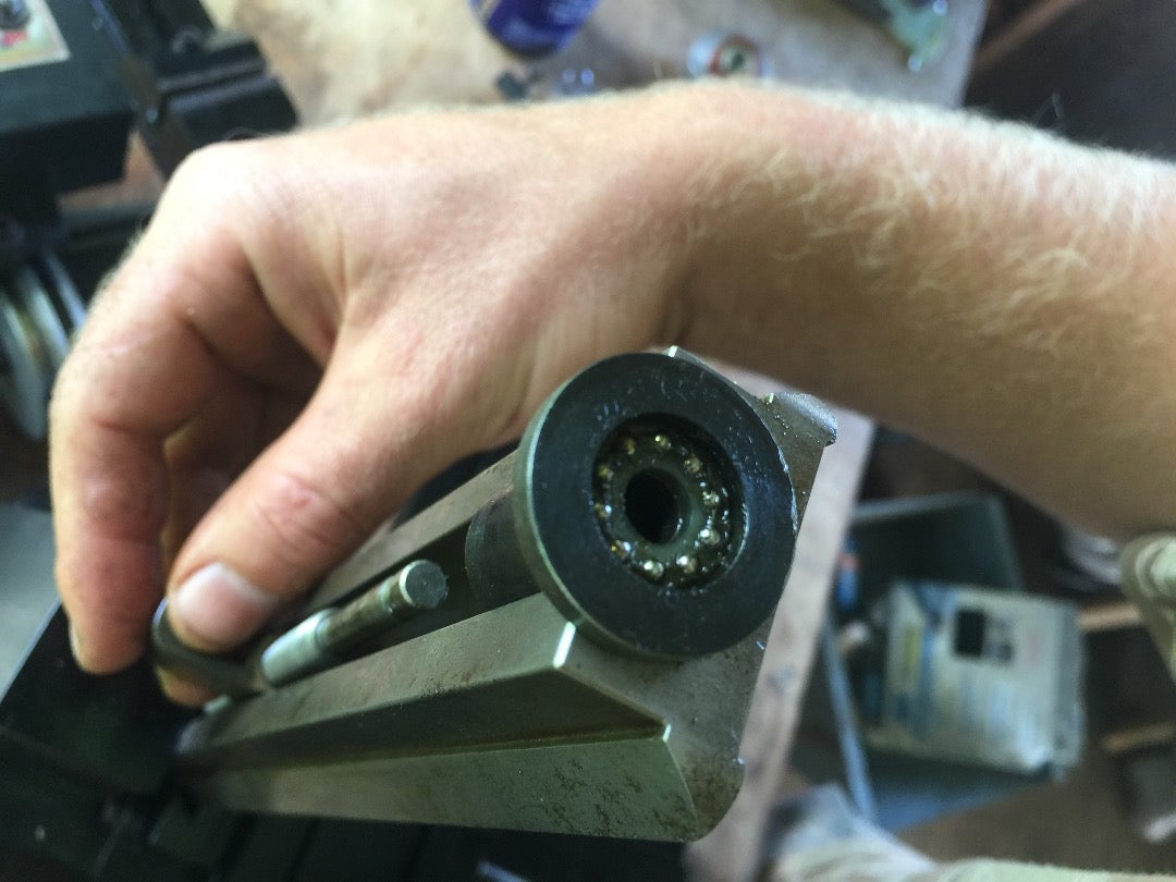 Remove Hand Wheel and Head Bearing