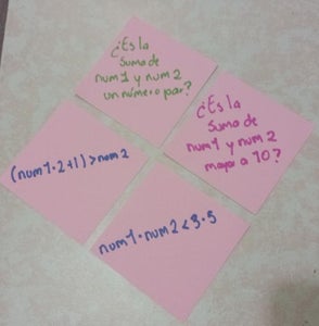 Crear Las Fichas Para Las Condicionales