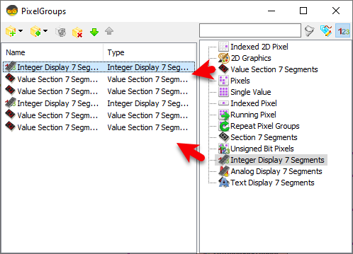 In Visuino Set Components