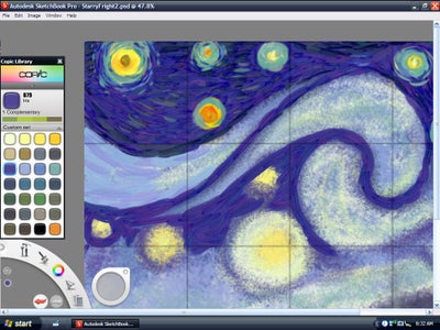 Background Brush Strokes