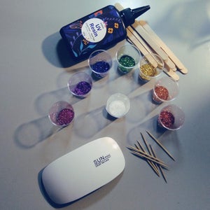 UV Resin and Glitter