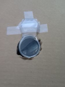 Tape the Magnifying Glass on the Box