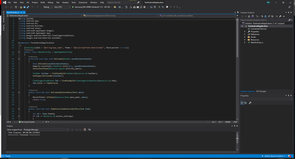 Visualization Screen Visual Studio Android How to Make an Android App Using Visual Studio : 13 Steps - Instructables