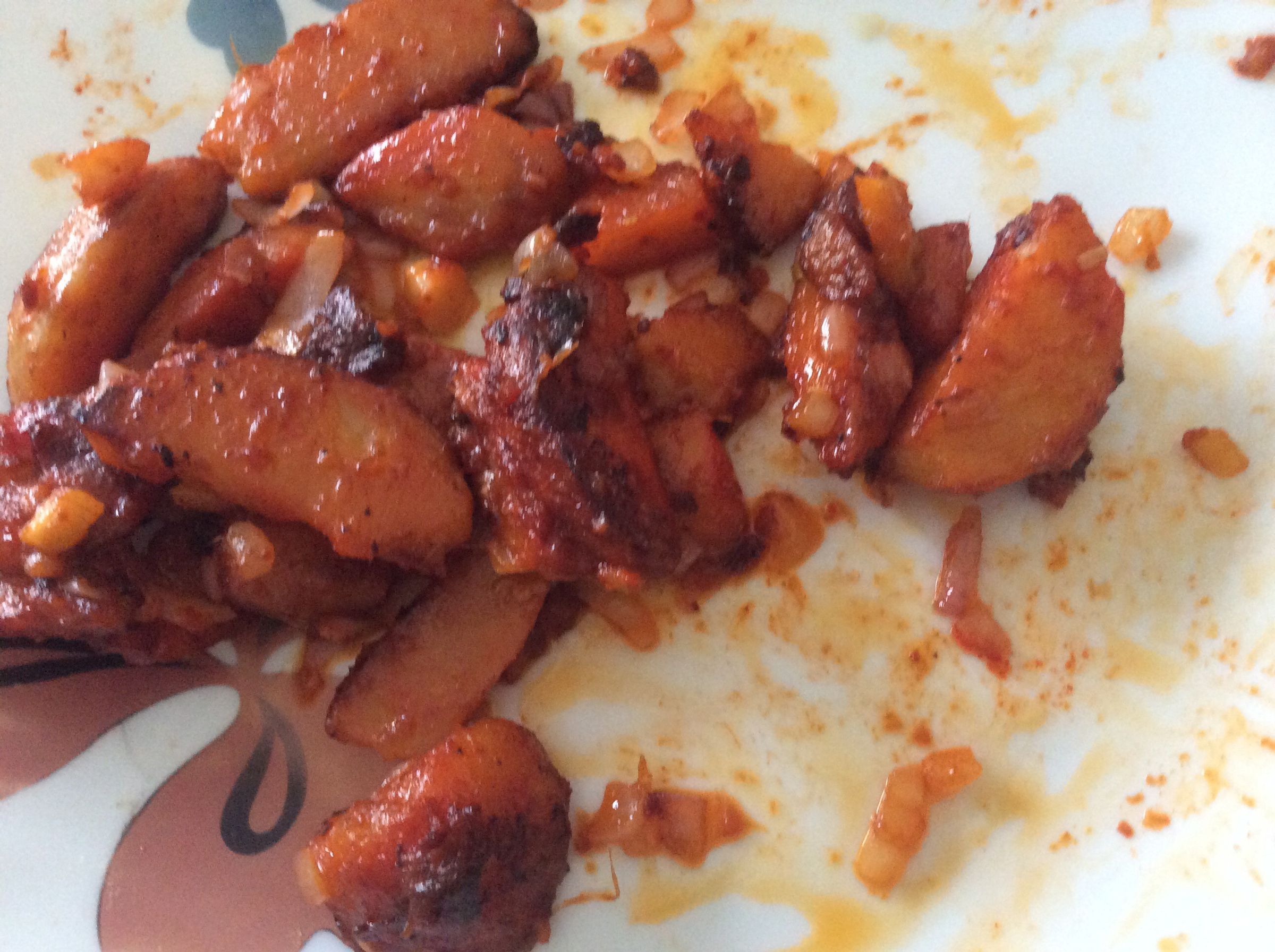 Crispy Honey Potatoes
