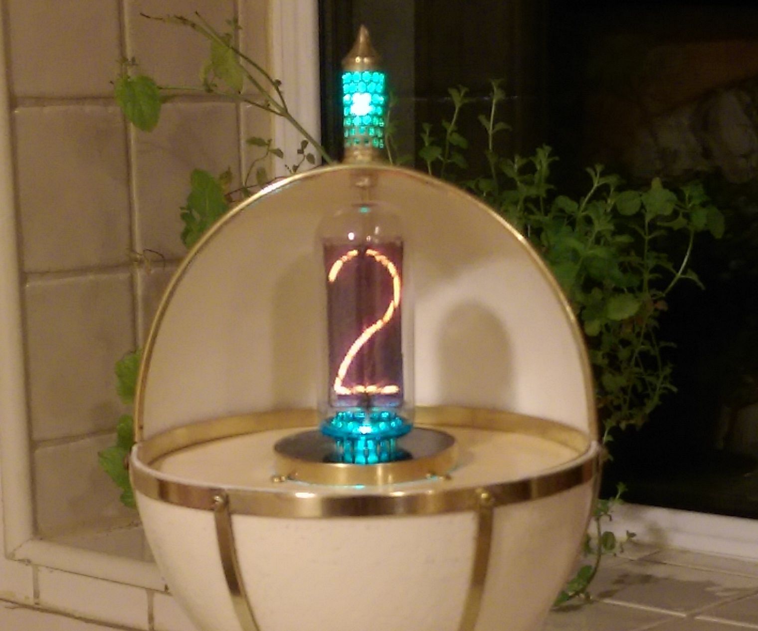 A 'Faberge' Styled Single Tube Nixie Clock