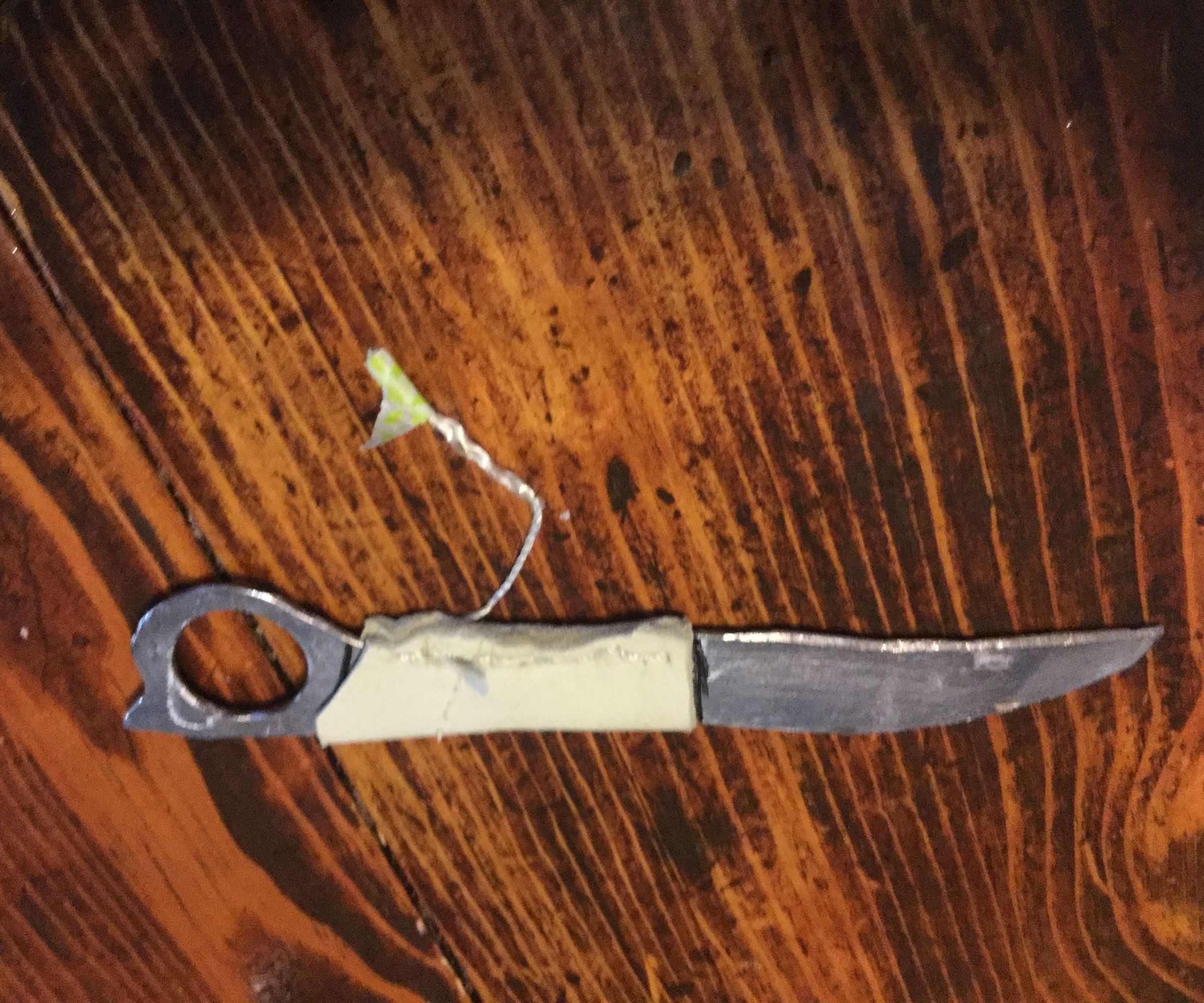 Home-made Knife From Saw Blade