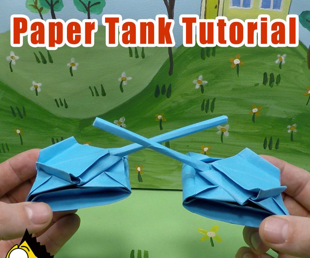 How Do Battle Tank of the Paper - Origami BEST #origami