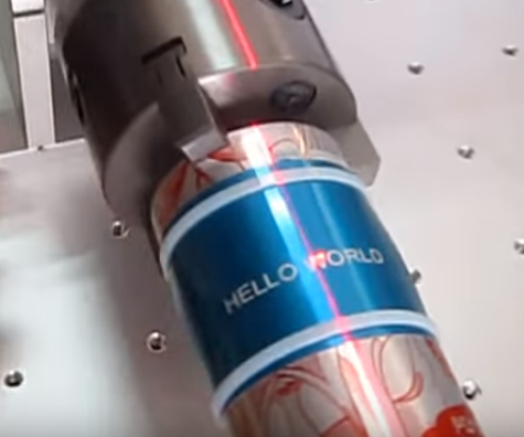 Engrave Round Parts With 20w Fiber Laser Marking Machine