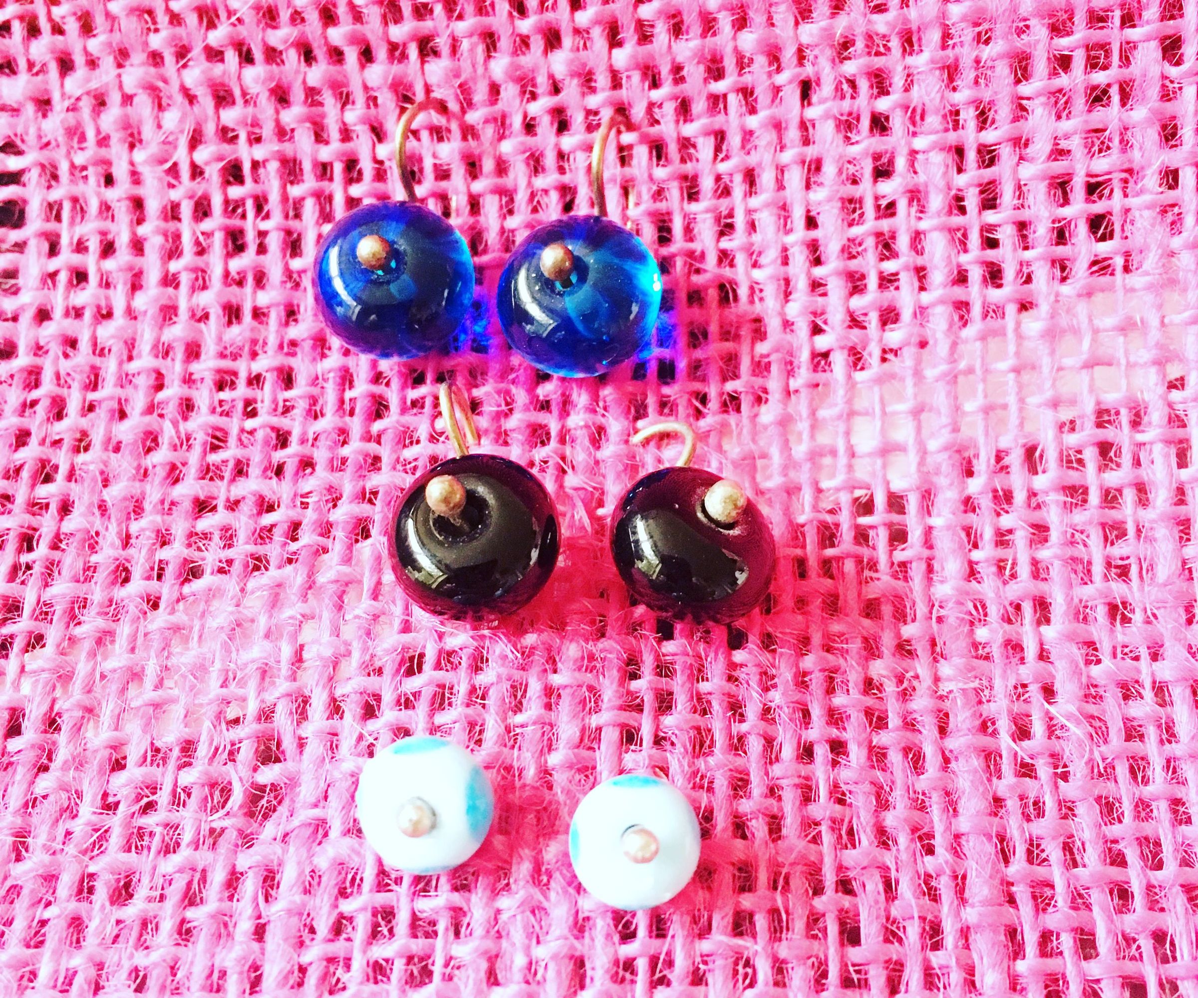 Easy Lampwork Bead Earrings