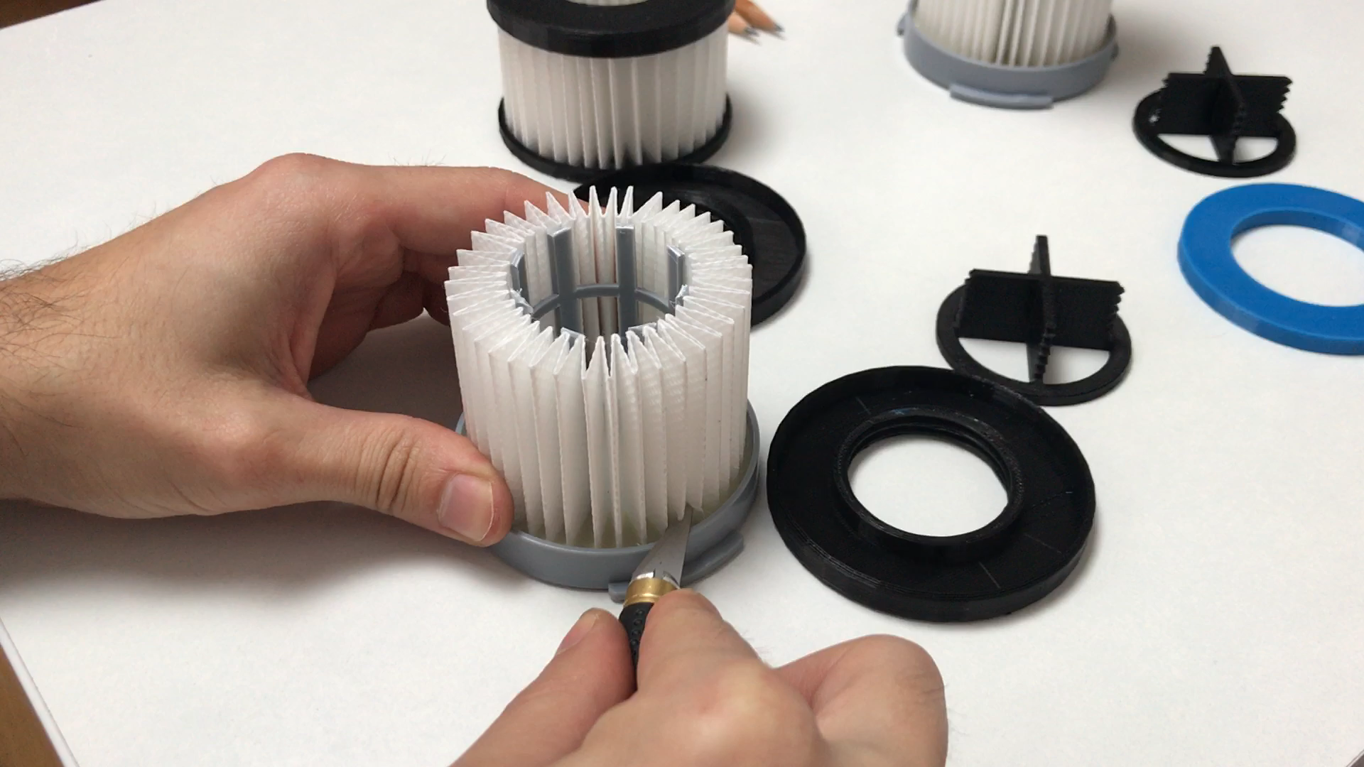 DIY Universal HEPA Filter Prototype Made With Open Source 3D Printed