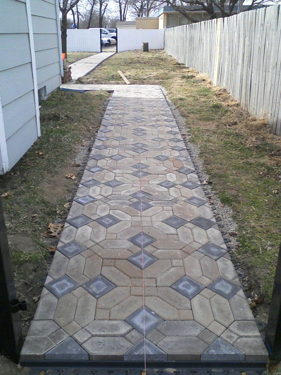 A Backyard Path that says "We're going Places"