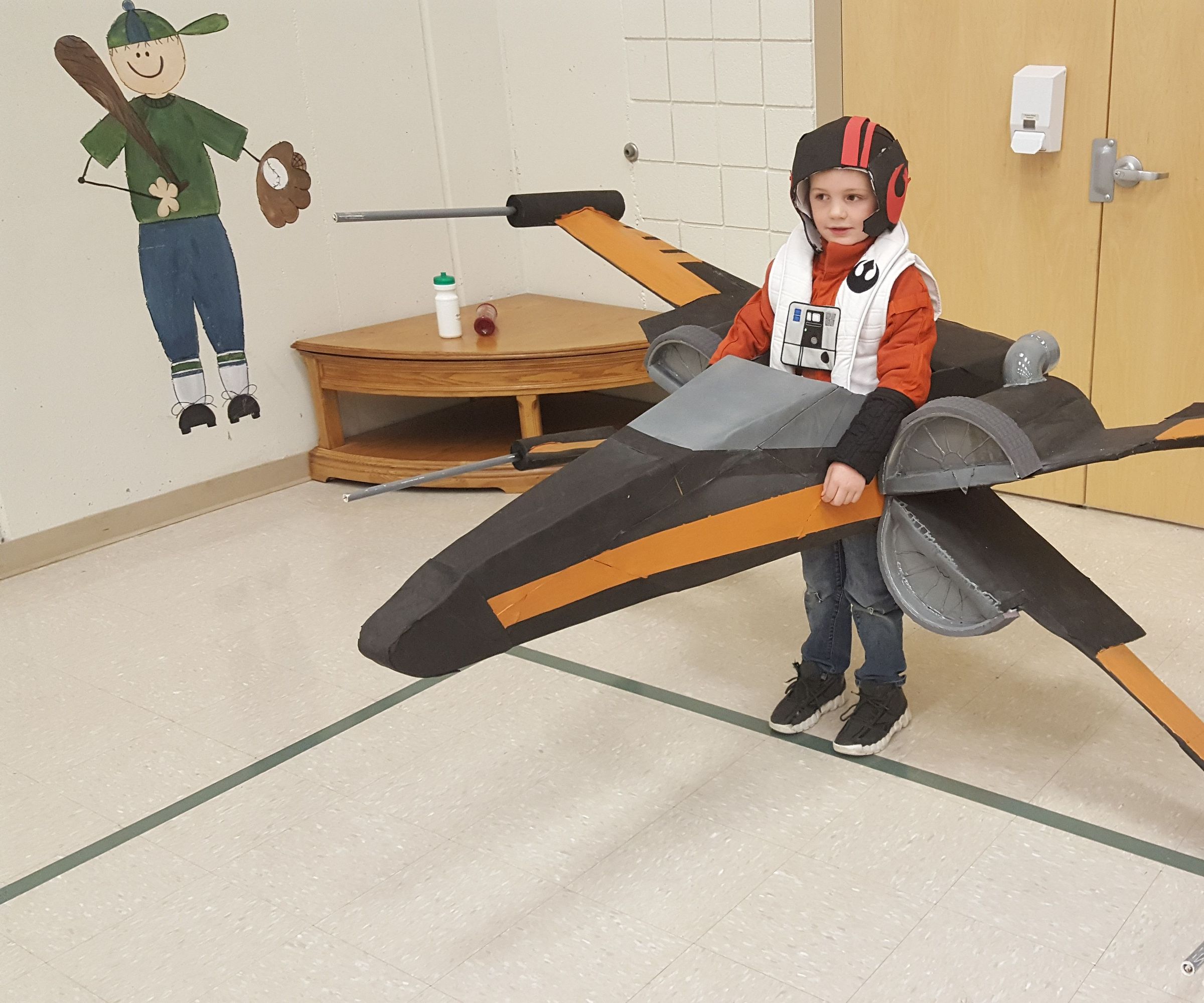 Poe Dameron and His X-Wing