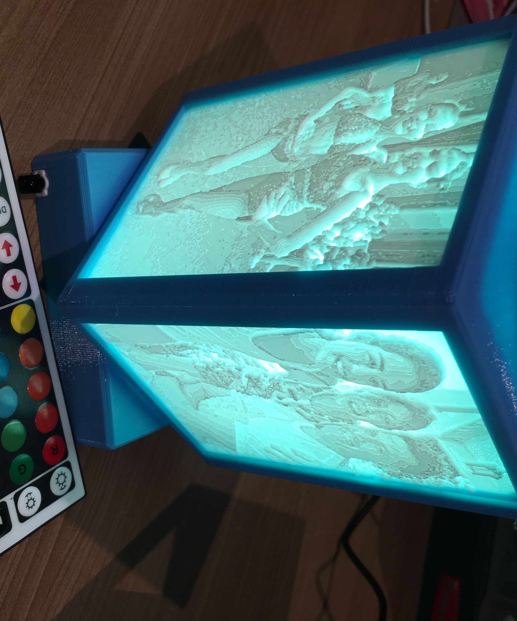 Rotating Lithophane Box