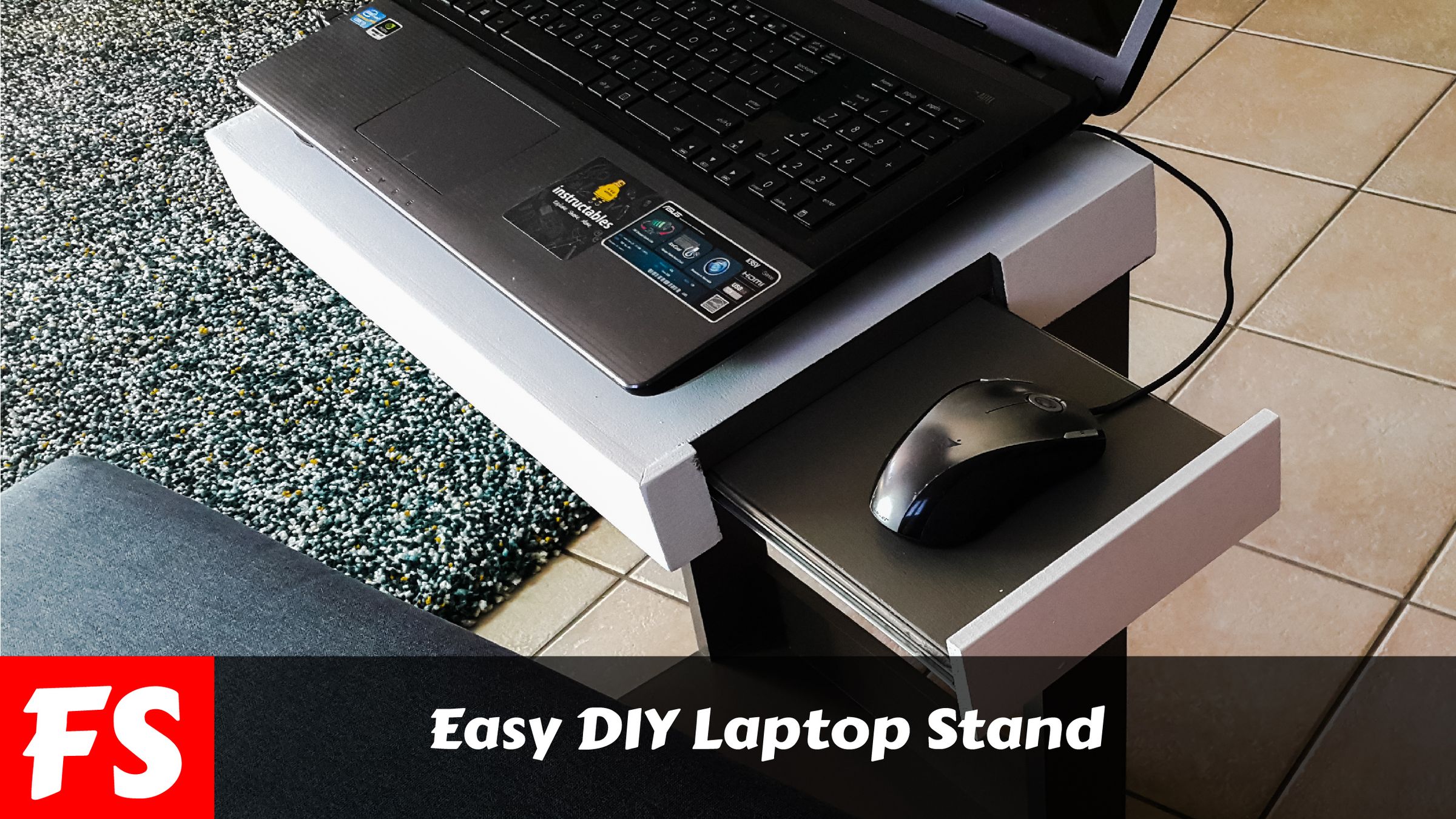 Laptop Stand From Plywood 4 Steps (with Pictures) Instructables