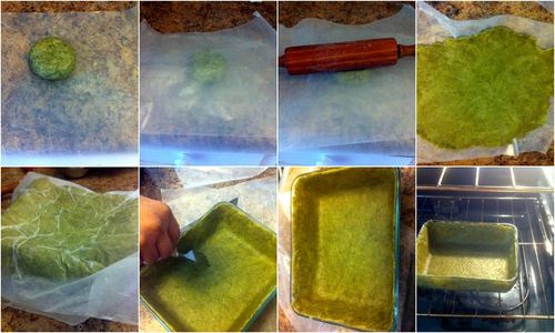 Make the Minty Pie Crust