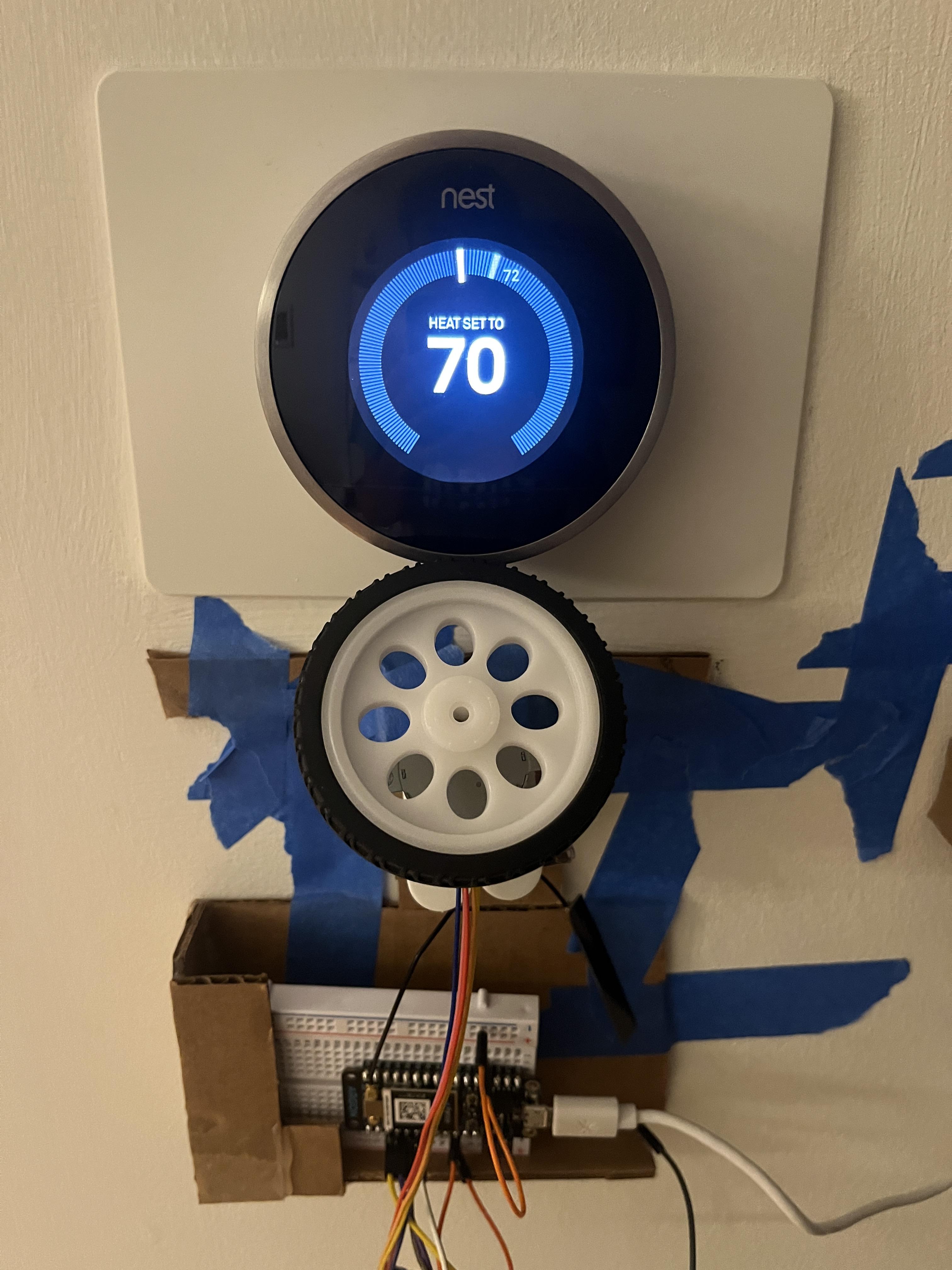 External Automatic Temperature Adjuster for Thermostats 8 Steps