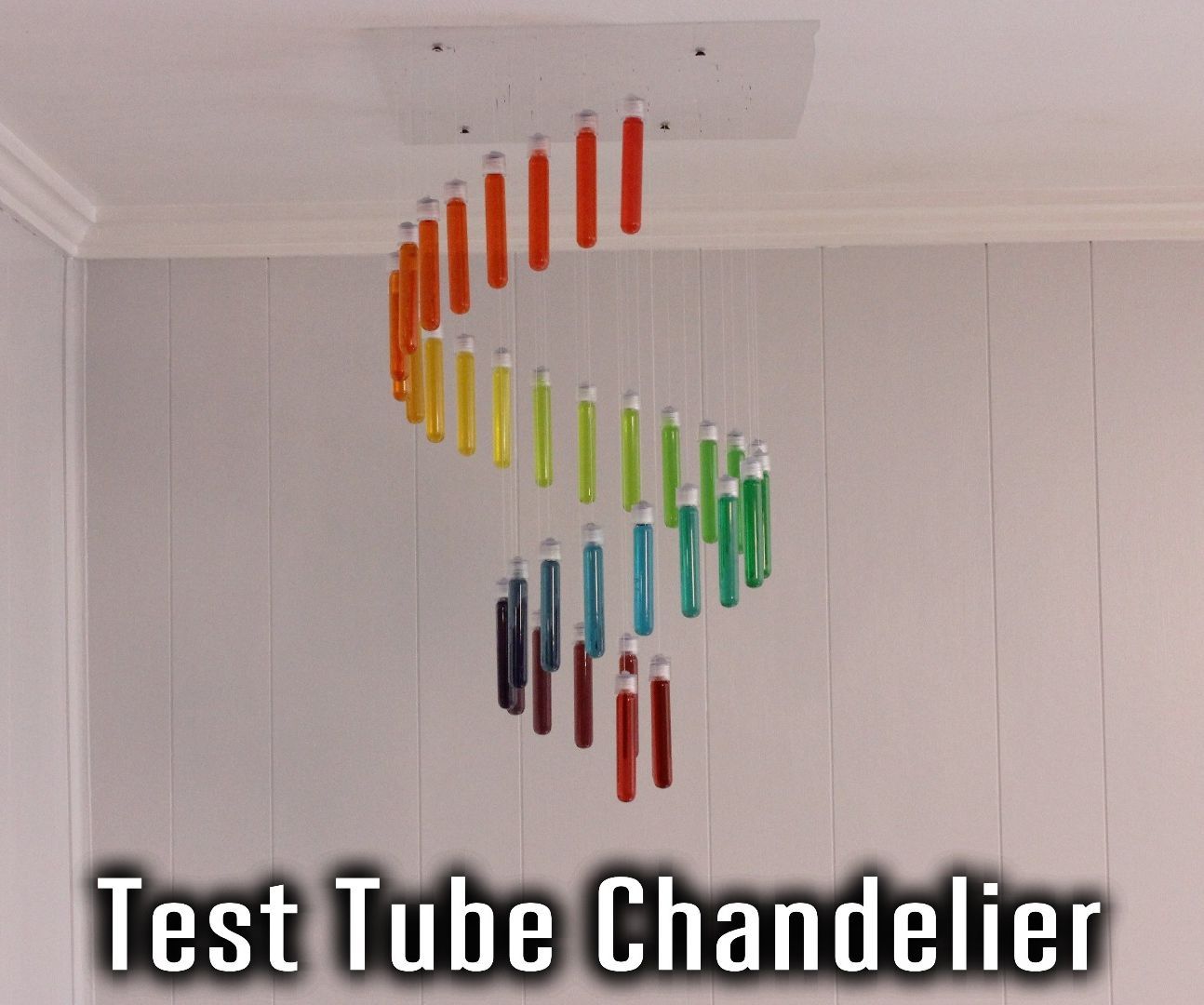 Test Tube Chandelier