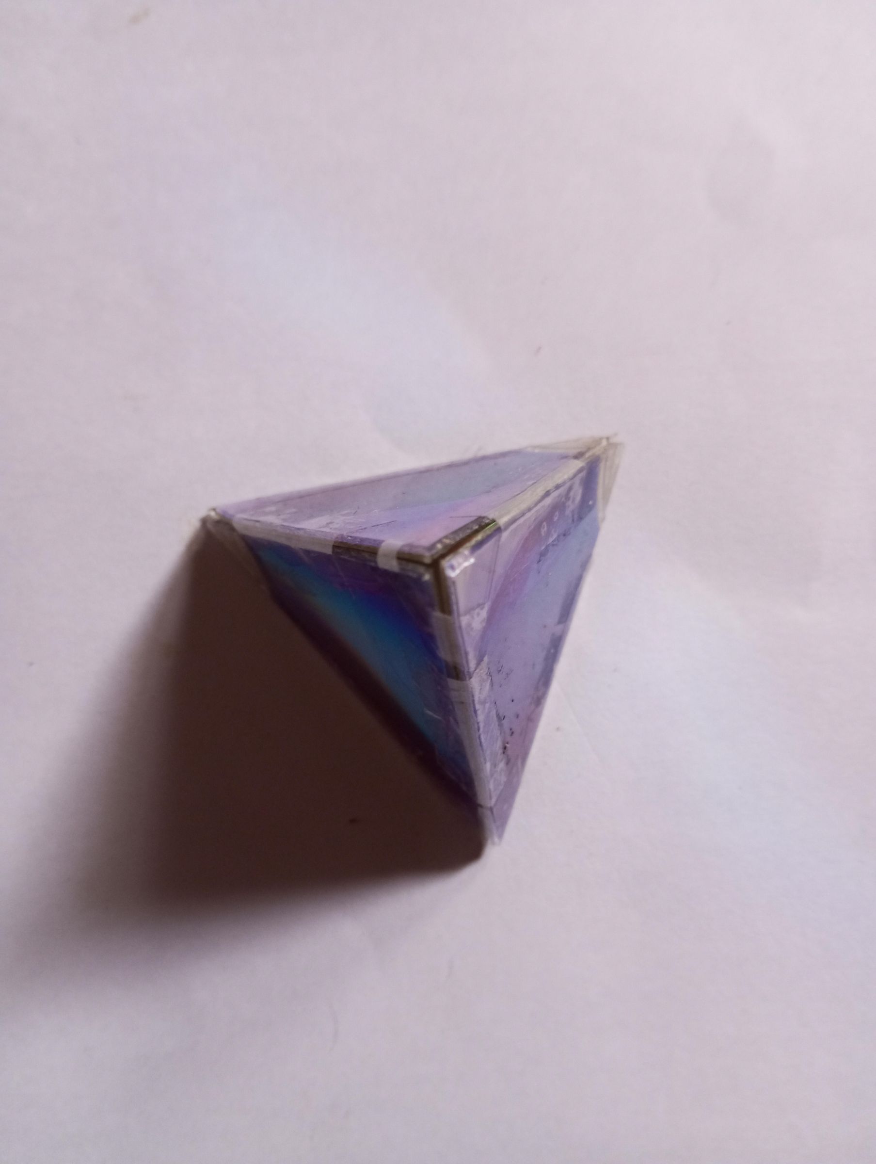 Pyramid Model Making With CD