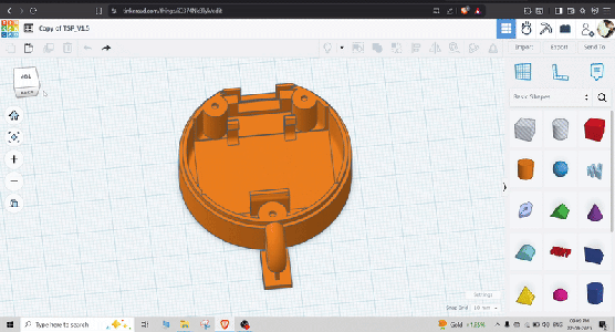 Designing the Custom Back Cover in Tinkercad