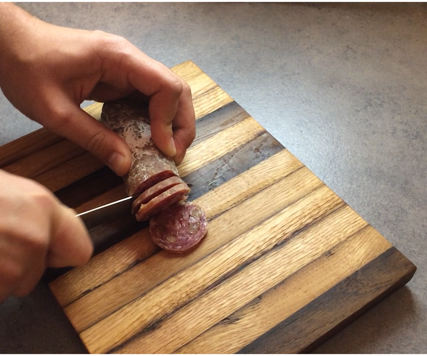 Cutting Board From Reclaimed Wood