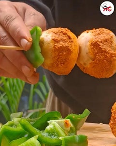 Skewer the Mushrooms