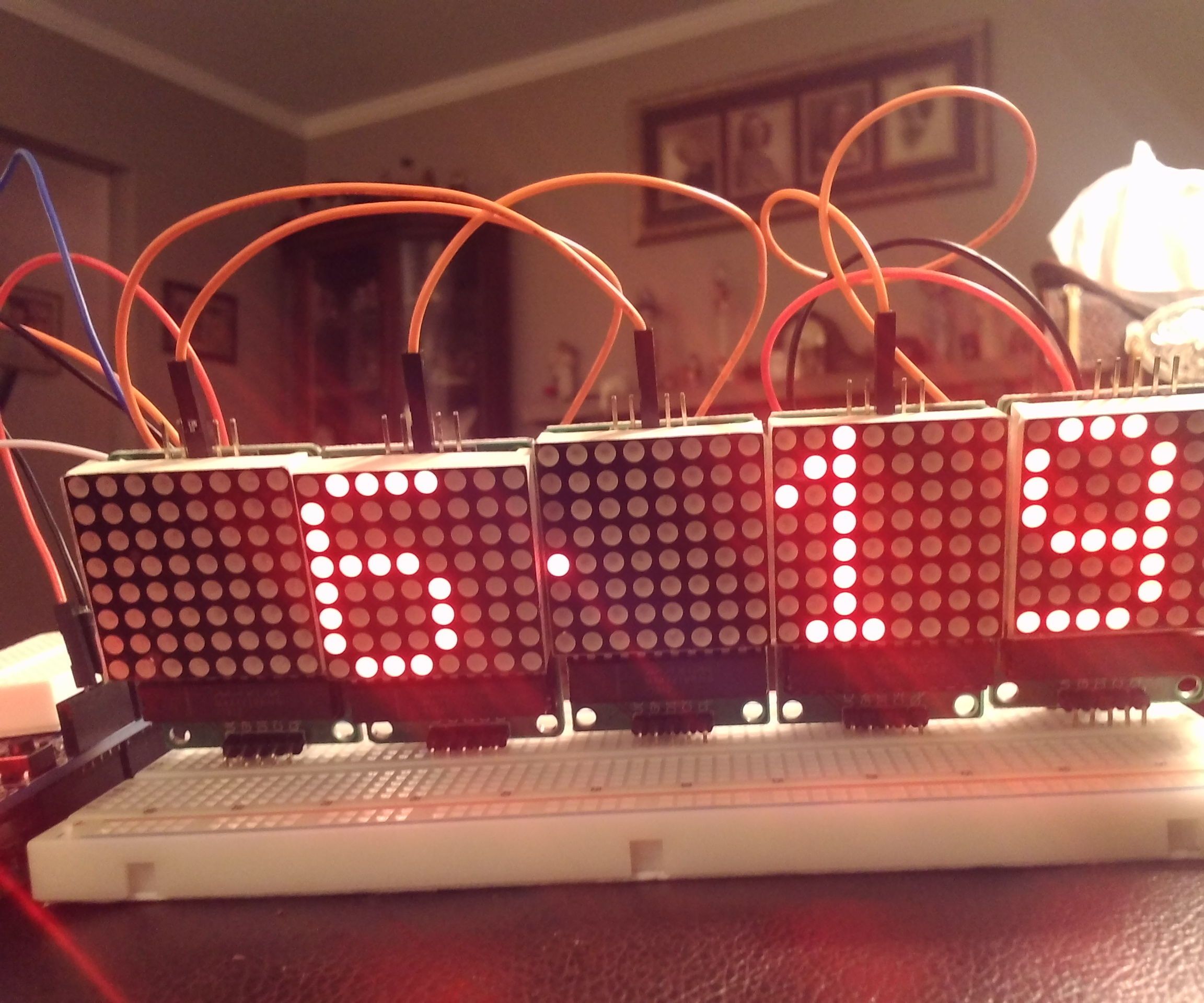 Arduino LED Matrix Clock
