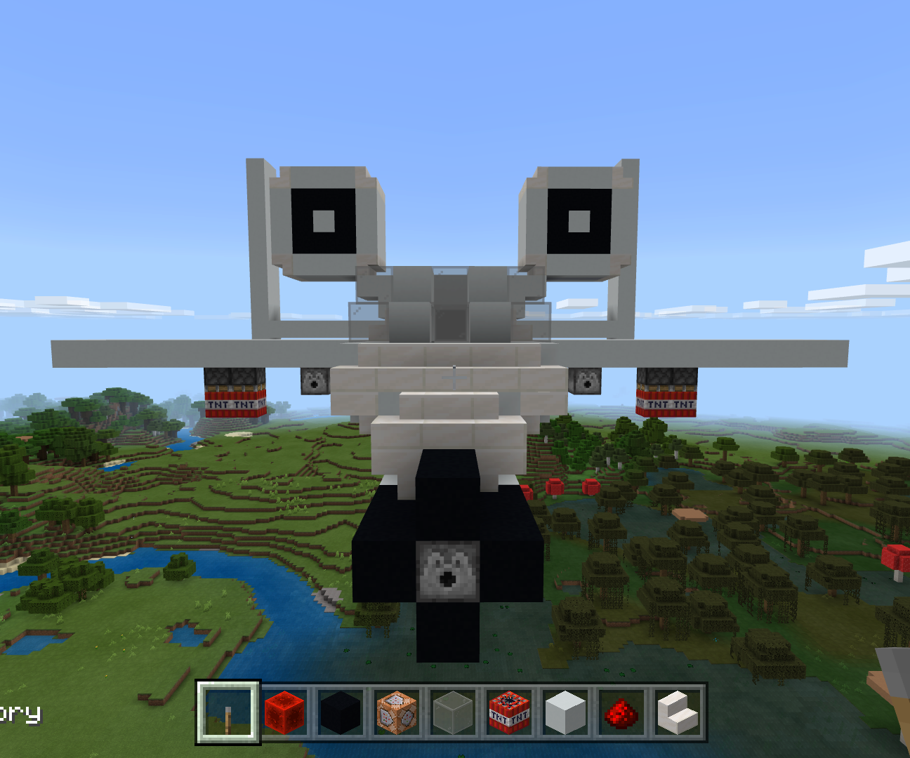 A-10 Warthog in Mindcraft