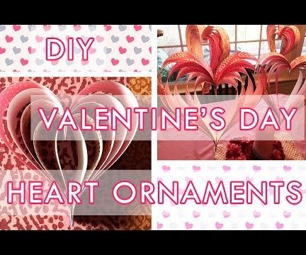DIY: Valentine's Day Heart Ornaments 