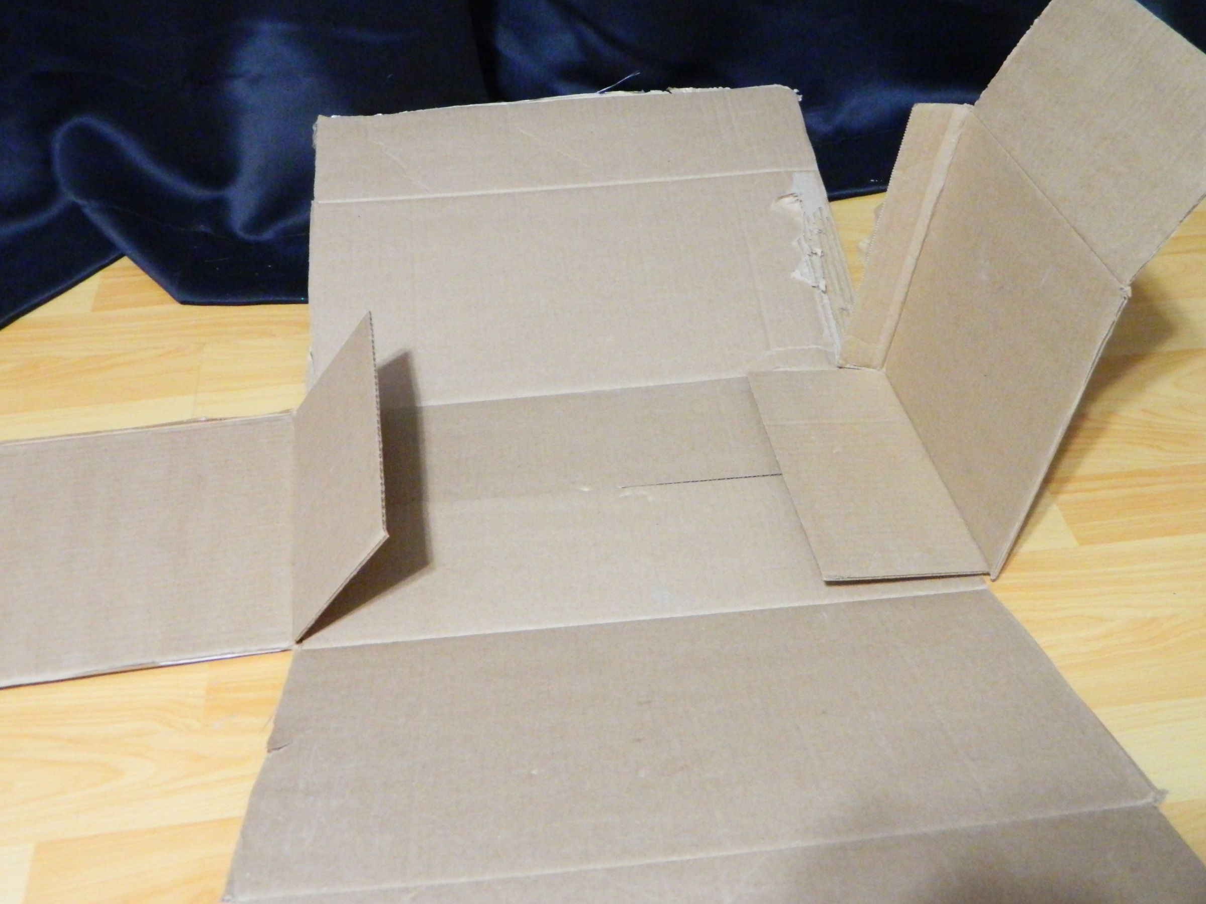 DIY Cardboard Nightstand 9 Steps Instructables