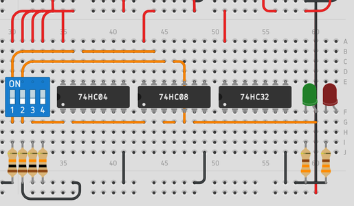 Dip Switch and Logic Gates