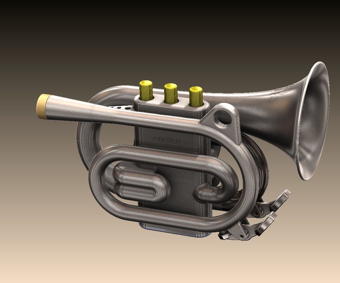 3d Printed Pocket Cornet