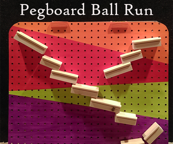 Pegboard Ball Run