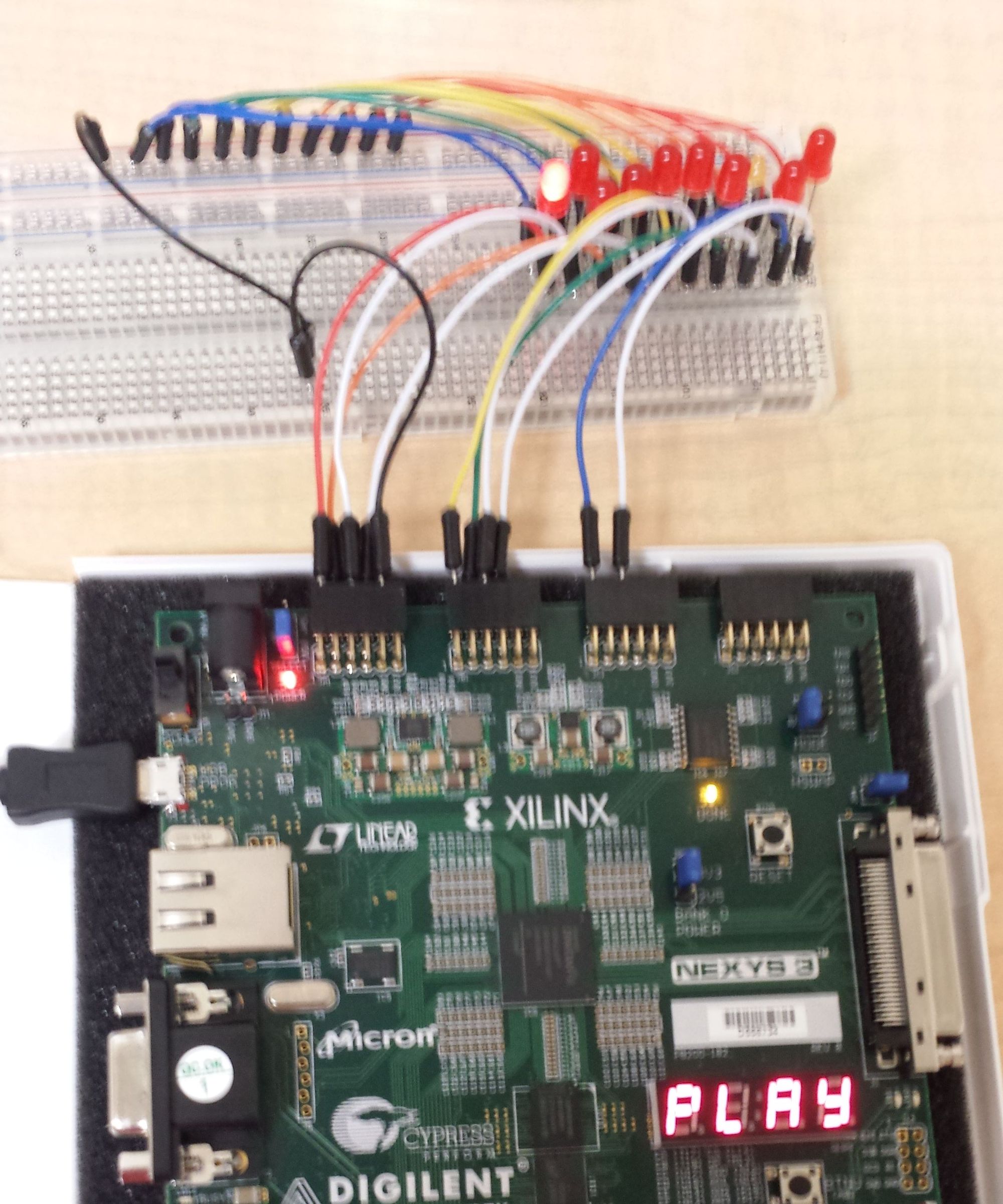 Nexys3 LED Timer Game