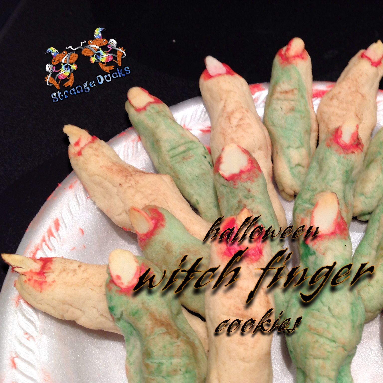 Easy Halloween Witch Finger Cookies