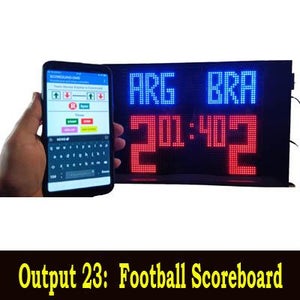 DIY Digital Scoreboards: Build Your Own Android App Bluetooth Controlled Digital Cricket, Tennis, and Soccer Scoreboards Using Scoreduino DMD Module