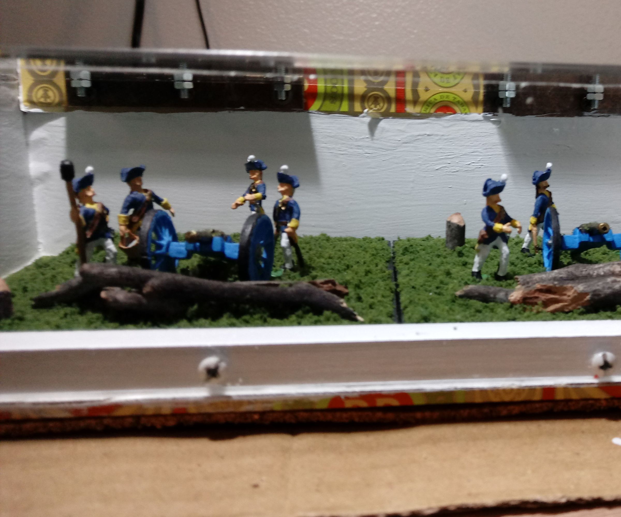 Cigar Box Display Case for Miniature Figures