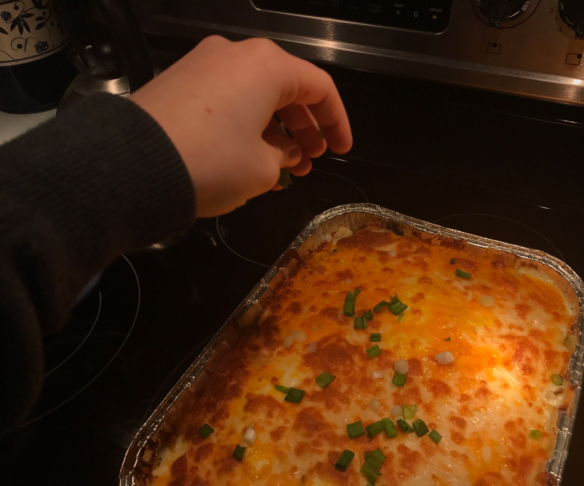Potato Cheese Bacon Casserole  