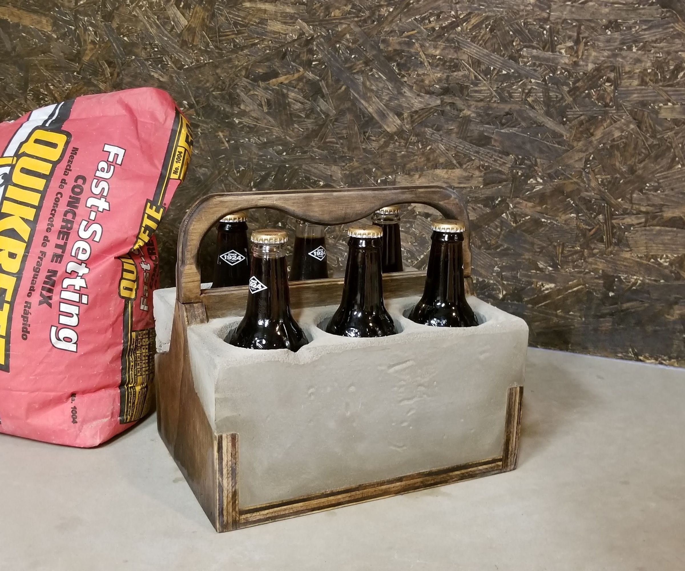 Concrete Drink Caddy