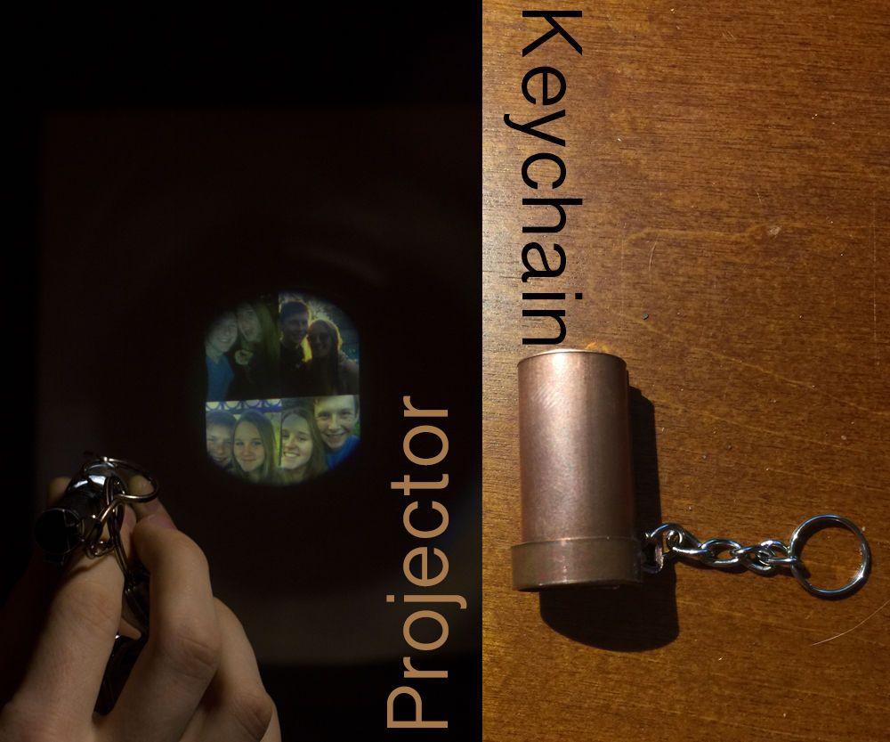 Keychain Projector From Disposable Camera