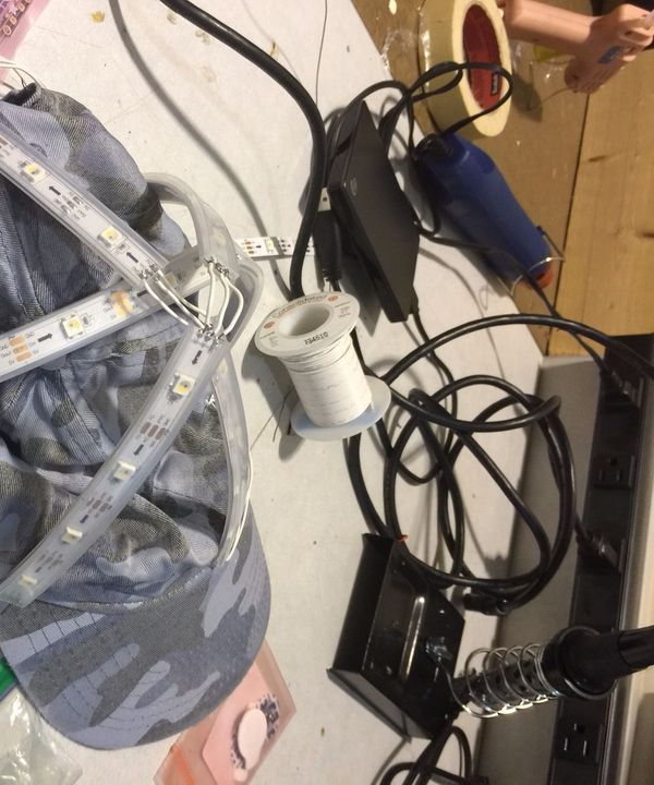 DIY LED Muscle Sensor Hat