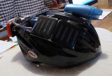 Solar Cooling System for Helmets