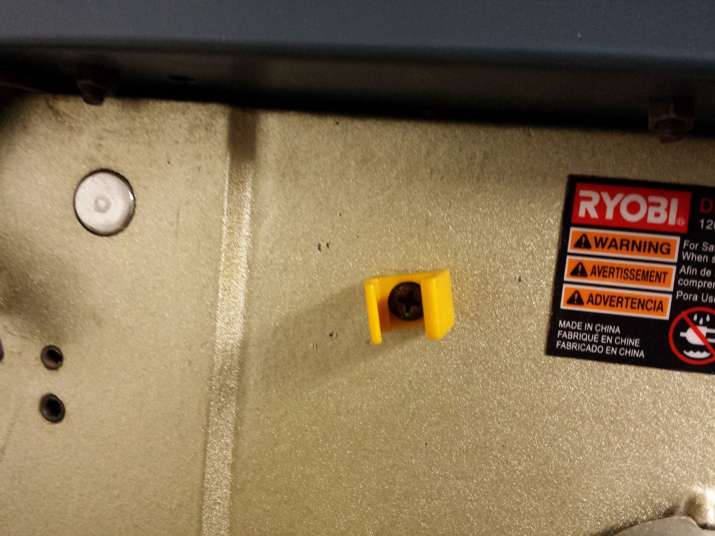 Repair Poor Design of Ryobi Chuck Key Holder With Sugru 4 Steps