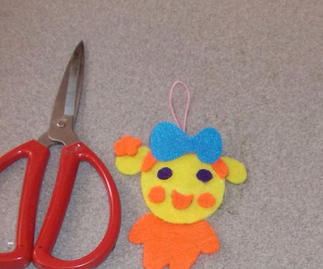 Miss La Sen Felt Keychain