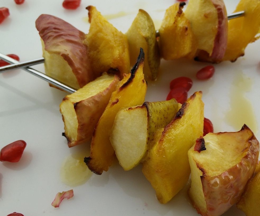 Grilled Fruit Skewers Recipe With Philips Airfryer