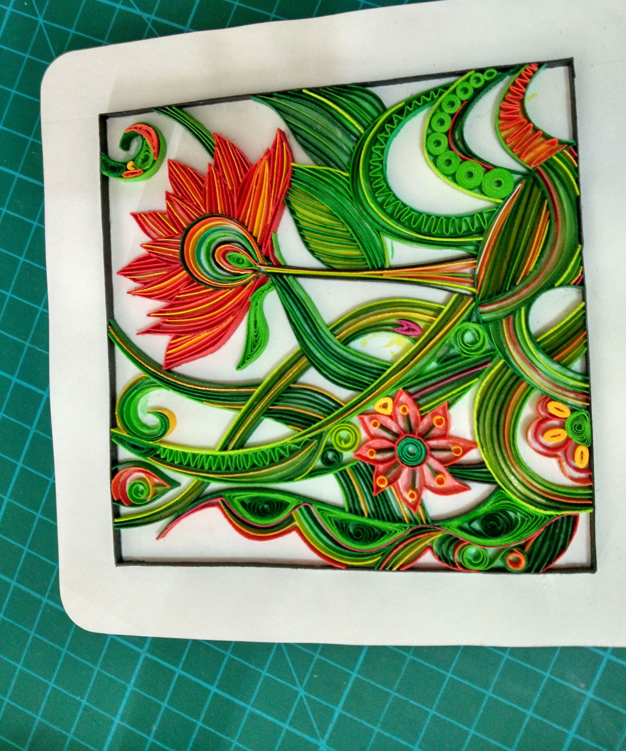 Quilled Floral Design