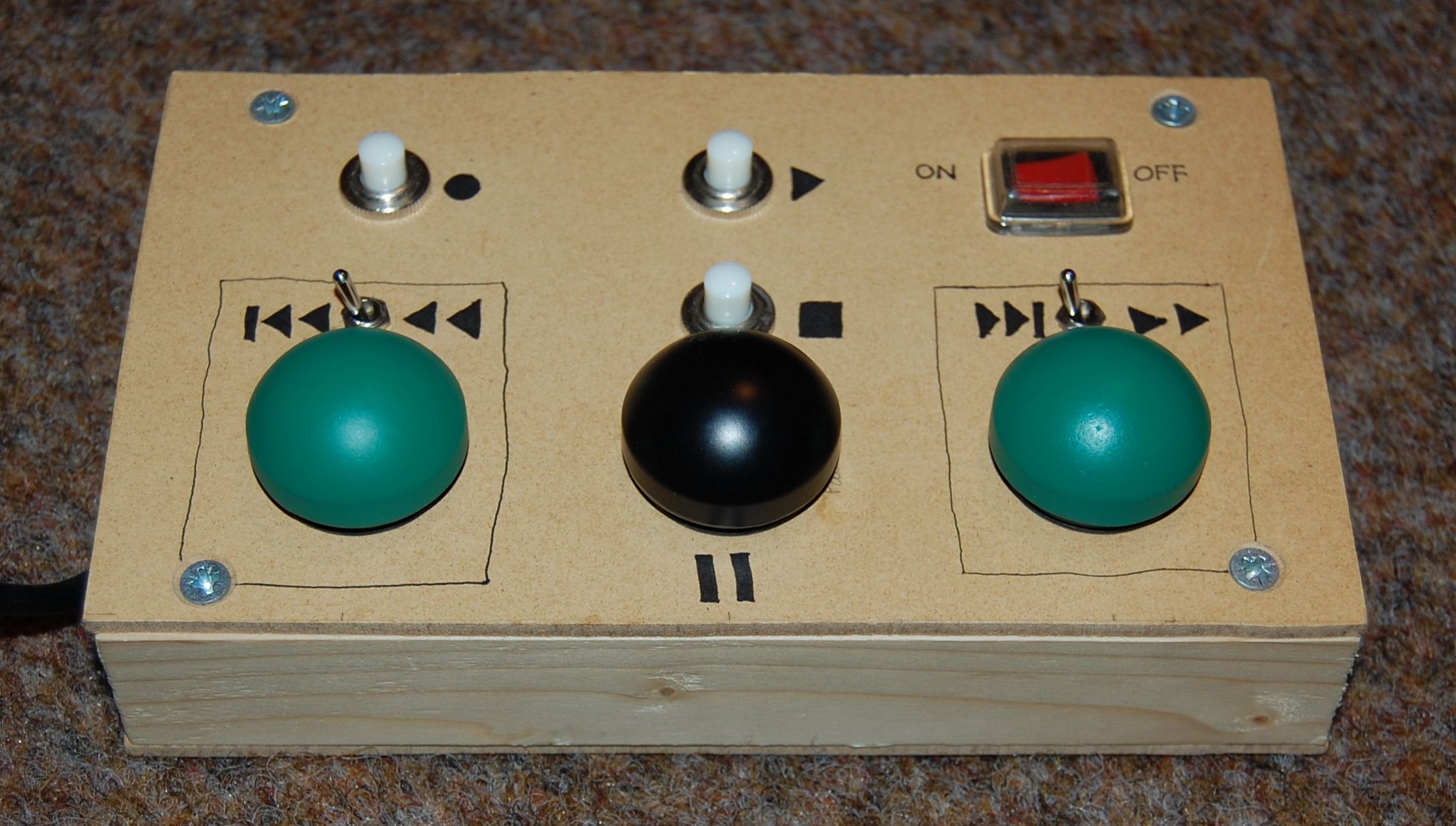 Foot Operated Remote for Minidisc Player