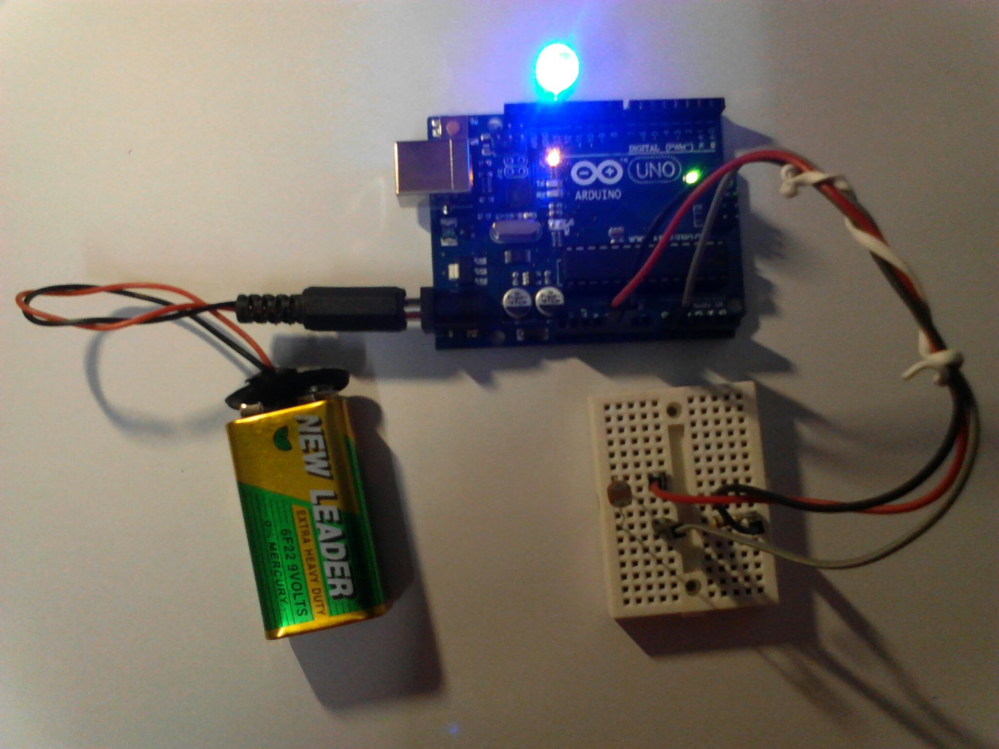 Arduino Light sensor