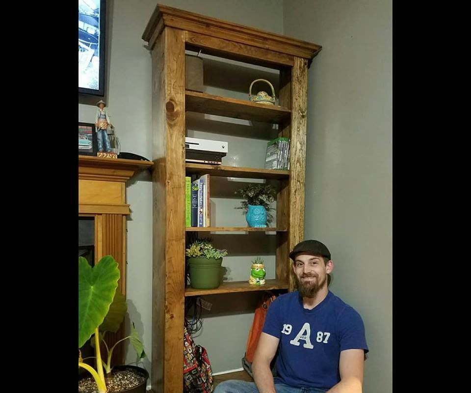 Open Back Bookcase