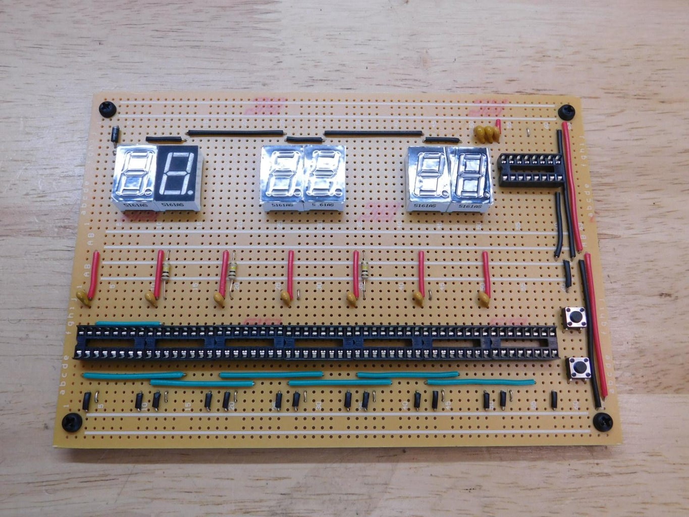 24 Hour Digital Clock (non Microcontroller) : 6 Steps (with Pictures ... Circuit Diagram