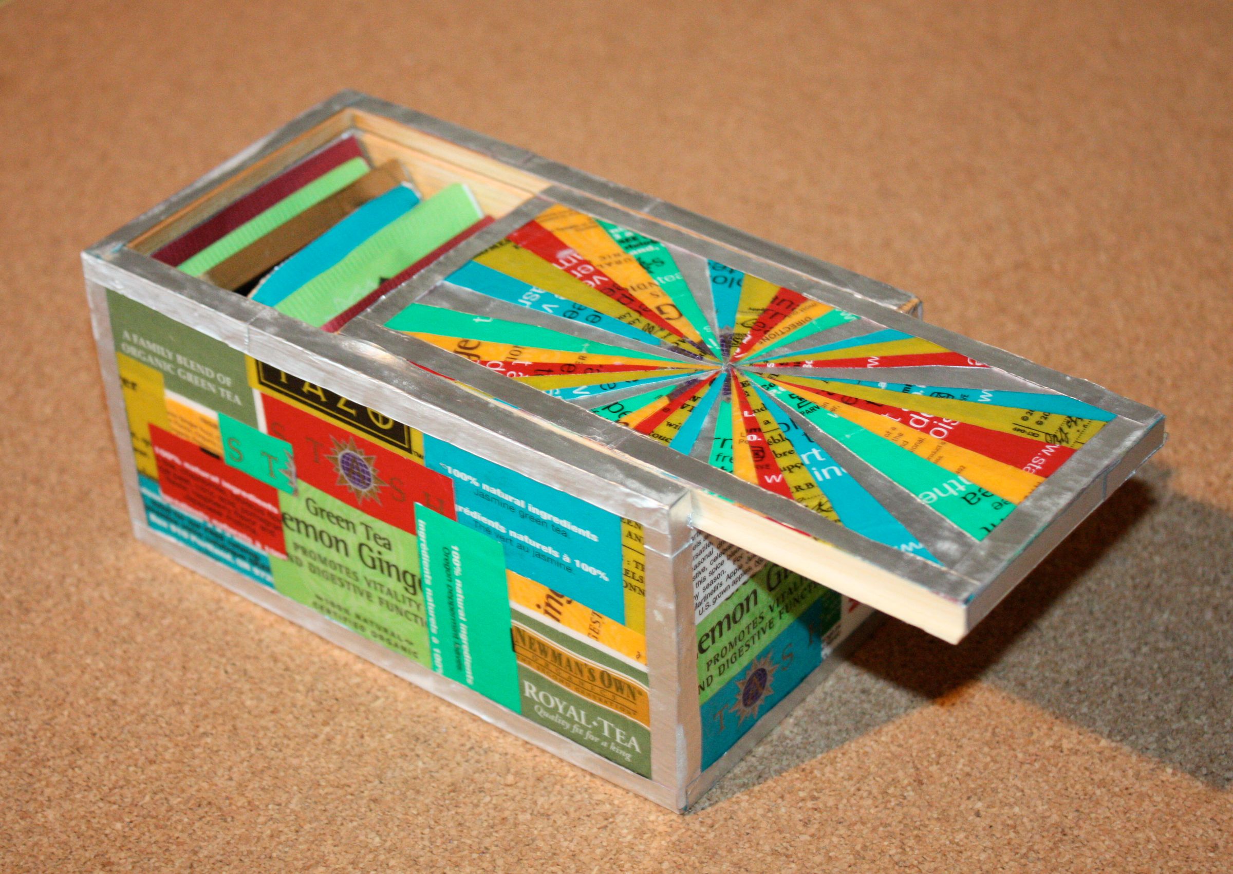 Ammunition Box Tea Organizer